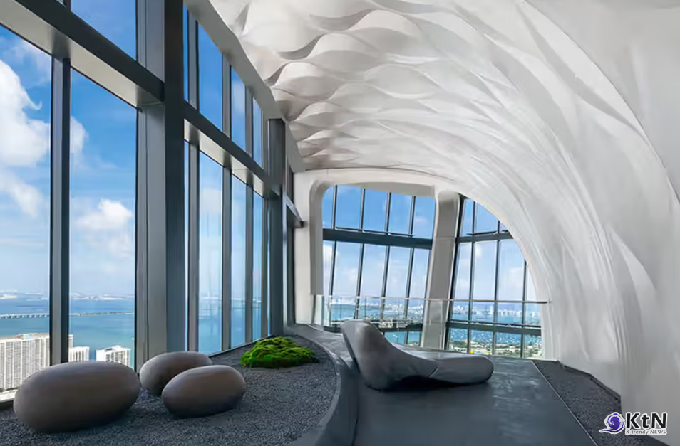 Listings: David and Victoria Beckham Sell Zaha Hadid-Designed Miami Penthouse for $25 Million USD. 사진=One Thousand Museum / Zaha Hadid Architects, K trendy NEWS DB ⓒ케이 트렌디뉴스 무단전재 및 수집, 재배포금지