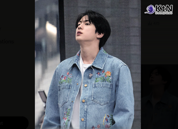 방탄소년단(BTS) 진의 솔로곡 'Don't Say You Love Me'가 2026 밀라노·코르티나 동계올림픽 피겨 스케이팅 경기장을 사흘간 화려하게 장식하며 글로벌 위상을 증명했다.  사진=2026. 03.03  @Syaa_seokjin K trendy NEWS DB ⓒ케이 트렌디뉴스 무단전재 및 수집, 재배포금지