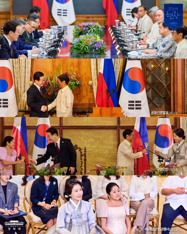 "대한민국 국민 건드리면 패가망신"… 이 대통령, 필리핀에 '마약왕' 송환 강력 요청 [국빈 순방 성료] 사진=2026. 03.04   청와대 sns 갈무리 K trendy NEWS DB ⓒ케이 트렌디뉴스 무단전재 및 수집, 재배포금지