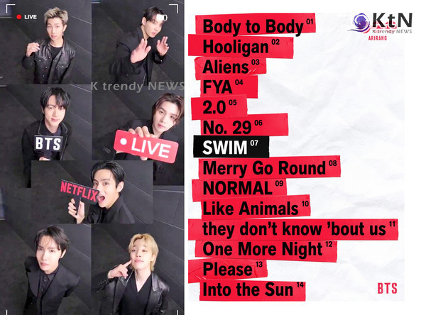 고백과 함께 돌아온 7명의 방탄소년단. 런던 올림픽 연출가 해미시 해밀턴과 손잡고 광화문에서 역대급 '컴백 쇼'를 펼친다. 그룹 방탄소년단(BTS)이 오는 20일 정규 5집 '아리랑(Arirang)' 발매와 21일 서울 광화문 광장에서 열릴 대규모 컴백 콘서트를 앞두고 본격적인 복귀 신호탄을 쏘아 올렸다.  사진=2026. 03.05   넷플릭스 / 빅히트뮤직 / 편집 K trendy NEWS DB ⓒ케이 트렌디뉴스 무단전재 및 수집, 재배포금지