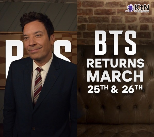 방탄소년단, 美 '지미 팰런쇼' 4년 8개월 만의 귀환…25·26일 특집 방송  사진=2026. 03.19 Jimmy Fallon SNS 갈무리   K trendy NEWS DB ⓒ케이 트렌디뉴스 무단전재 및 수집, 재배포금지
