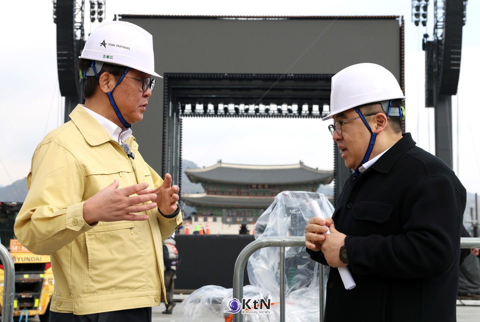 최휘영 문체부 장관, BTS 광화문 공연 전날 현장 직접 점검…"안전이 최우선"/사진=문화체육관광부, K trendy NEWS DB ⓒ케이 트렌디뉴스 무단전재 및 수집, 재배포금지