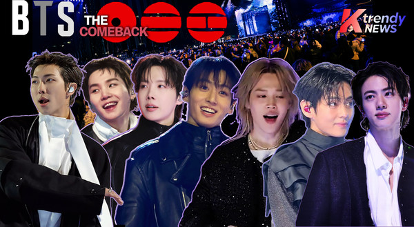 문화강국 입증한 BTS, 광화문 '아리랑' 컴백, 전 세계인들의 '보랏빛 응원봉 물결   사진=2026. 03.21 K trendy NEWS DB ⓒ케이 트렌디뉴스 무단전재 및 수집, 재배포금지