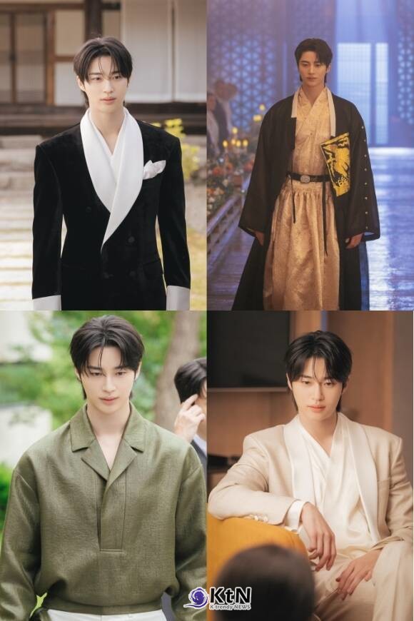 [K-TREND] 방송도 전인데 1위…아이유·변우석 ‘21세기 대군부인’ 왜 뜨겁나 ...첫 방송 전 화제성 1위  아이유는 재벌가 여성과 셀럽의 기세를 함께 입었고, 변우석은 왕족의 격식에 현대적 감각을 덧댄 차림으로 입헌군주제라는 낯선 설정을 화면 안에서 설득력 있게 세웠다.  사진=2026. 04.01 MBC 새 금토드라마 ‘21세기 대군부인’   K trendy NEWS DB ⓒ케이 트렌디뉴스 무단전재 및 수집, 재배포금지