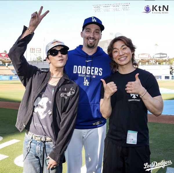 코첼라 씹어먹은 빅뱅, 이번엔 MLB 접수? 지드래곤·대성 다저스타디움 깜짝 외출  사진=2026. 04.16  다저스 인스타그램 갈무리 K trendy NEWS DB ⓒ케이 트렌디뉴스 무단전재 및 수집, 재배포금지