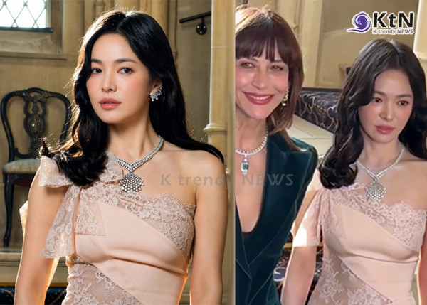 ‘라붐’ 소피 마르소 곁의 송혜교… 베네치아 홀린 국보급 미모 [숏츠]    LVMH 며느리와 나란히 앉은 송혜교, 베네치아 주얼리 쇼의 주인공  사진=2026. 04.23  쇼메  인스타그램 갈무리 K trendy NEWS DB ⓒ케이 트렌디뉴스 무단전재 및 수집, 재배포금지