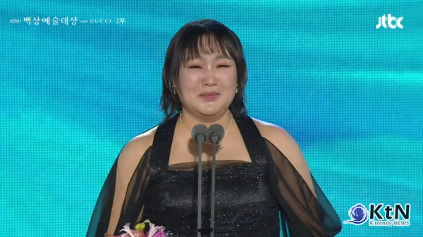 방송 부문 예능상은 기안84와 이수지가 차지했다.사진=2026. 05.08  JTBC 제62회 백상예술대상 영예 K trendy NEWS DB ⓒ케이 트렌디뉴스 무단전재 및 수집, 재배포금지