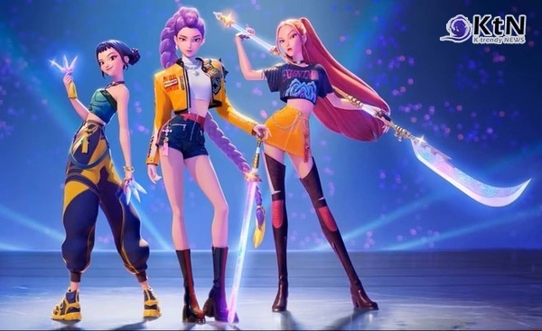 넷플릭스 ‘케데헌’ 스크린 뚫고 나온다…가상 걸그룹 ‘헌트릭스’ 월드투어 확정... 이재·오드리 누나 직접 설까? ‘케이팝 데몬 헌터스’ 글로벌 콘서트 예고    사진=2026. 05.14 넷플릭스 SNS 캡처 K trendy NEWS DB ⓒ케이 트렌디뉴스 무단전재 및 수집, 재배포금지