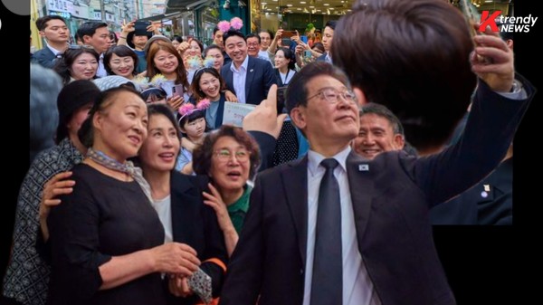  "왔다! 왔다! 대통령"... 남광주 '발칵' 안동구 '들썩', 시장 뒤집어 놓은 이재명 대통령   사진=2026. 05.19 K trendy NEWS DB ⓒ케이 트렌디뉴스 무단전재 및 수집, 재배포금지