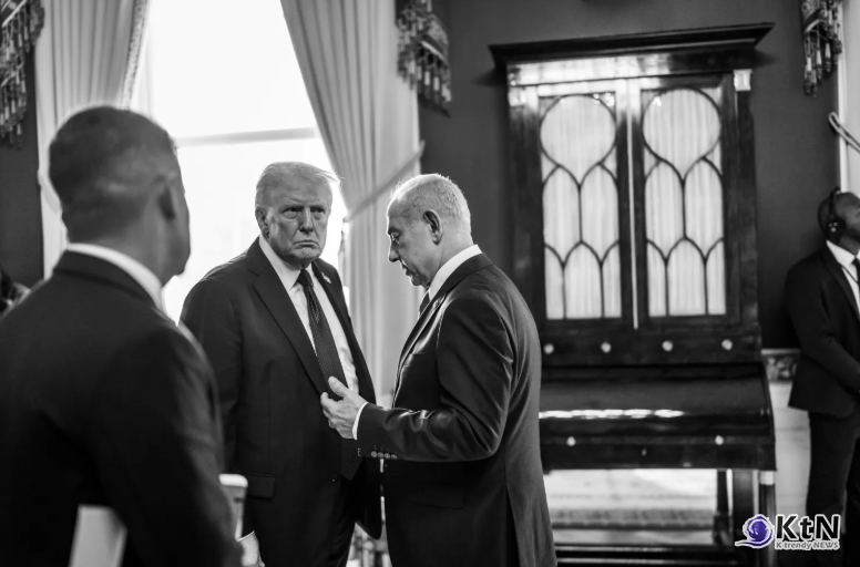 뇌물수수, 사기, 배임 혐의의 피고인 신분으로 전쟁을 지휘하는 네타냐후. 사진=whitehouse.gallery 갈무리, K trendy NEWS DB ⓒ케이 트렌디뉴스 무단전재 및 수집, 재배포금지