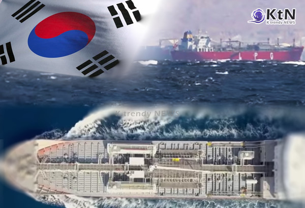 "호르무즈 막혀도 길은 있다"... 우리 유조선, 홍해 우회 통과 첫 성공 ... 호르무즈 해협 봉쇄로 중동발 에너지 수급에 비상이 걸린 가운데, 사우디아라비아에서 원유를 실은 우리 유조선이 우회로인 홍해를 처음으로 안전하게 통과했다.  사진=2026. 04.17 자료 영상 갈무리/ 편집  K trendy NEWS DB ⓒ케이 트렌디뉴스 무단전재 및 수집, 재배포금지
