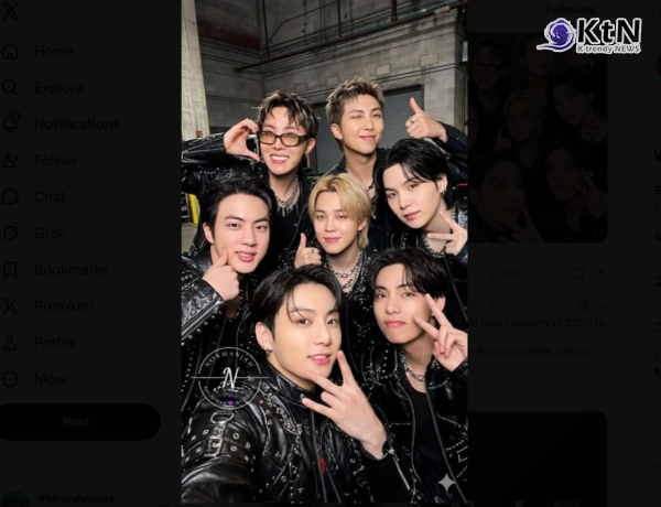 방탄소년단(BTS,), AMA 대상 다시 품었다…최휘영 “대중음악사에 뜻깊은 발자취”  사진=2026. 05.28  빅히트뮤직 sns 갈무리  K trendy NEWS DB ⓒ케이 트렌디뉴스 무단전재 및 수집, 재배포금지