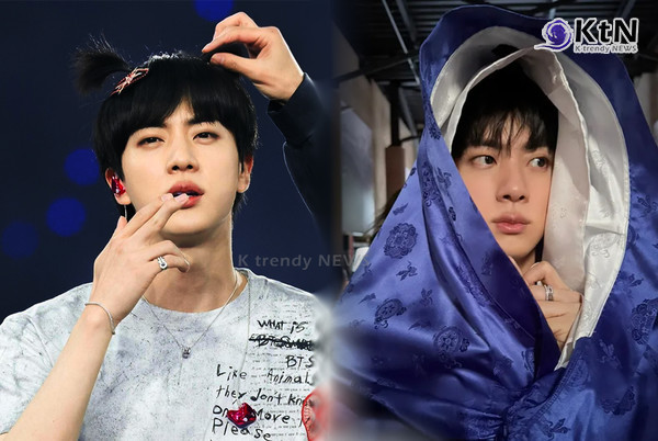 그룹 방탄소년단(BTS)의 진이 포브스코리아 선정 패션 화보가 가장 기대되는 아티스트 1위에 오른 데 이어, 라스베이거스 스타디움 콘서트에서 압도적인 라이브와 깜짝 퍼포먼스를 선보이며 글로벌 톱클래스 솔로 아티스트로서의 영향력을 증명했다.  사진=2026. 06.01   아미, 진 인스타그램 갈무리 K trendy NEWS DB ⓒ케이 트렌디뉴스 무단전재 및 수집, 재배포금지
