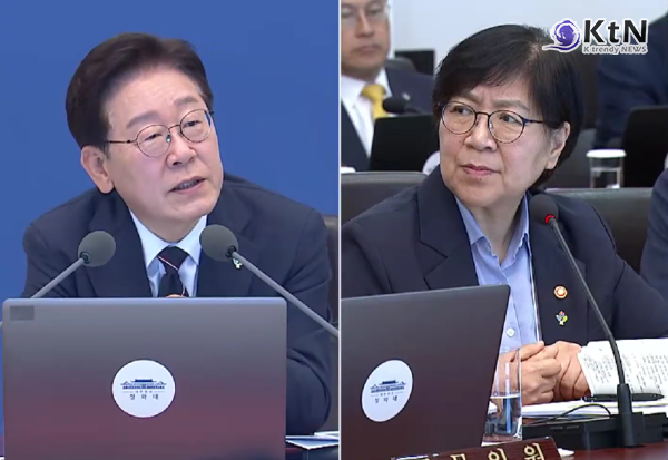 이재명 대통령이 2일 국무회의에서 “세상 어느 나라서 빚 때문에 죽는다고 하느냐”며 개인파산·면책(Personal Bankruptcy Discharge)과 채무조정(Debt Adjustment) 제도를 대대적으로 알리고, 장기연체 채무자 관리 체계를 손보라고 지시했다. 사진=2026. 06.02 ktv 영상 갈무리  (정은경 보건복지부 장관은 자살예방센터와 복지 사업에서 위기 촉발 요인을 파악하고, 채무나 금융 문제가 확인되면 신용회복기금, 서민금융지원센터, 취약계층 지원기관과 연계하고 있다고 설명했다. )  K trendy NEWS DB ⓒ케이 트렌디뉴스 무단전재 및 수집, 재배포금지