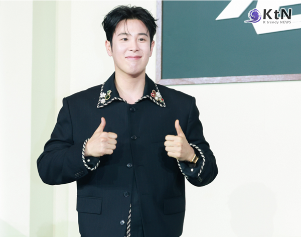 진기주와 표지훈이 넷플릭스 시리즈 '참교육' 제작발표회에서 따귀 신 비하인드를 공개하며 현장을 웃음으로 달궜다. [KtN 현장]  사진=2026. 06.05  K trendy NEWS DB ⓒ케이 트렌디뉴스 무단전재 및 수집, 재배포금지