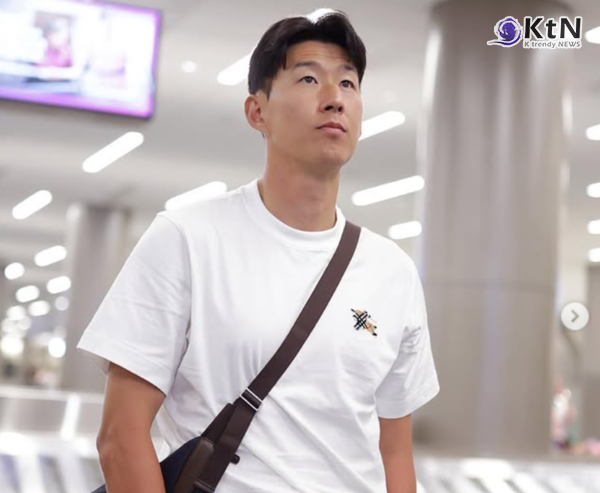 손흥민(Son Heung-min)이 은퇴 후 “좋은 아빠가 되고 싶다”고 밝히며 자녀에게는 축구를 권하지 않겠다는 속내를 털어놓은 가운데, 북중미 월드컵에서는 한국 축구의 득점 기록을 새로 쓸 가능성을 남겼다.  사진=2026. 06.05   축구협회  인스타그램 갈무리 K trendy NEWS DB ⓒ케이 트렌디뉴스 무단전재 및 수집, 재배포금지