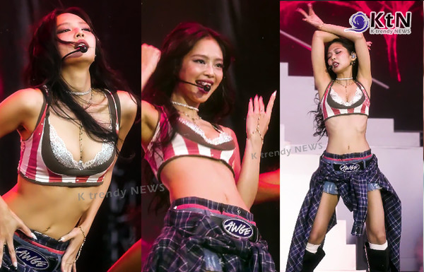 제니, 美 '더 거버너스 볼' 압도적 퍼포머 …칵테일 같은 신곡에 취했다 사진=2026. 06.09  블링크 엑스갈무리 /편집  K trendy NEWS DB ⓒ케이 트렌디뉴스 무단전재 및 수집, 재배포금지
