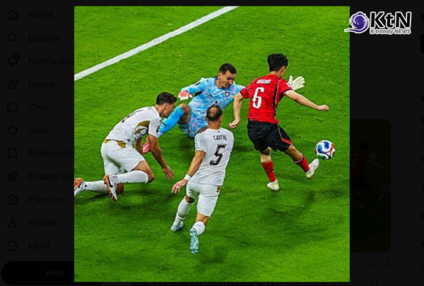 [속보] ‘황인범 1골 1도움·오현규 데뷔골’ 홍명보호, 체코에 2-1 짜릿한 역전승...  ‘손흥민과 교체’ 오현규, 월드컵 데뷔전서 터진 극적 결승포의 전말   사진=2026. 06.12   @FIFAWorldCup   @theproteanchron K trendy NEWS DB ⓒ케이 트렌디뉴스 무단전재 및 수집, 재배포금지