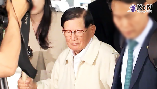 검·경 합동수사본부가 신천지 신도들의 국민의힘 집단 당원 가입 의혹과 관련해 이만희 신천지 총회장에 대한 구속영장을 청구하며 수사가 교단 최고위층으로 향했다.  사진=2026. 06.22  방송화면 갈무리   K trendy NEWS DB ⓒ케이 트렌디뉴스 무단전재 및 수집, 재배포금지