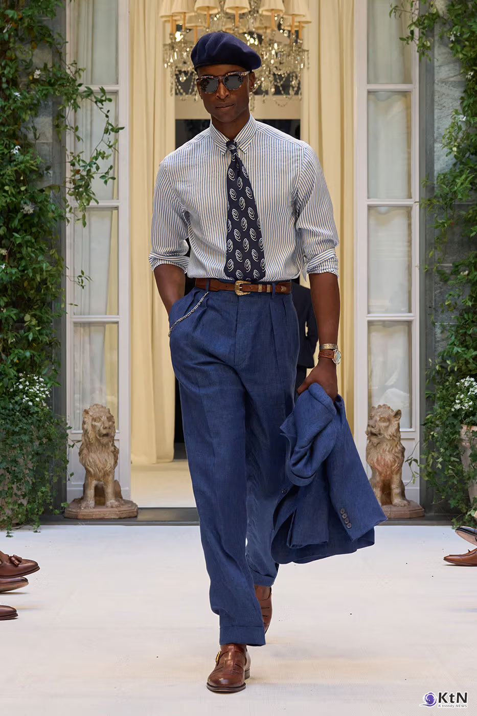 Ralph Lauren SS27 Infuses Traditional Japanese Craftsmanship Into American Luxury. 사진=Ralph Lauren, K trendy NEWS DB ⓒ케이 트렌디뉴스 무단전재 및 수집, 재배포금지