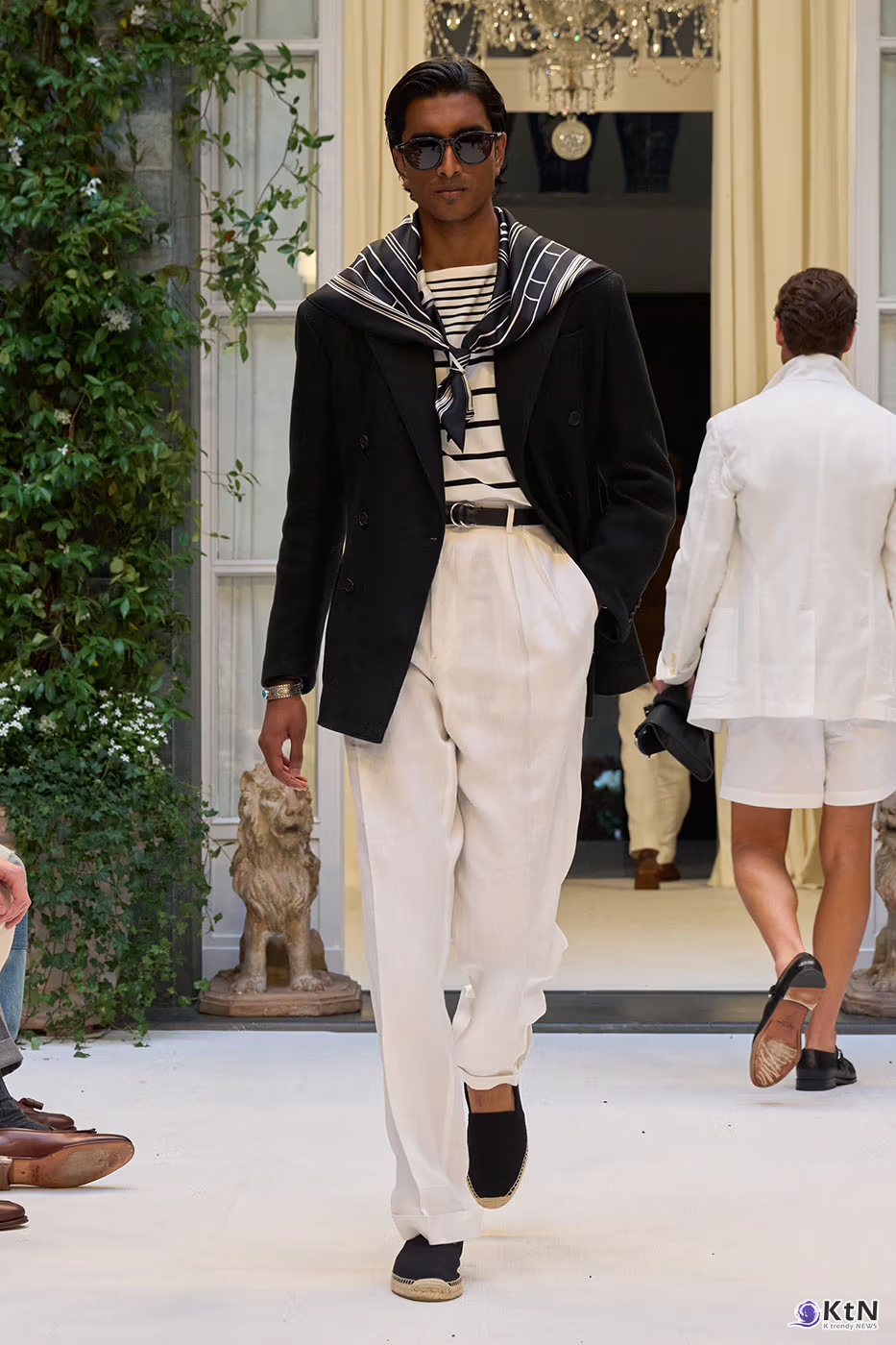 Ralph Lauren SS27 Infuses Traditional Japanese Craftsmanship Into American Luxury. 사진=Ralph Lauren, K trendy NEWS DB ⓒ케이 트렌디뉴스 무단전재 및 수집, 재배포금지