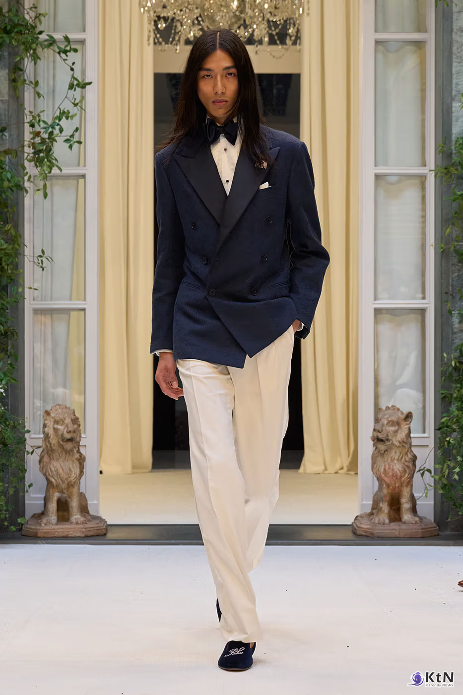Ralph Lauren SS27 Infuses Traditional Japanese Craftsmanship Into American Luxury. 사진=Ralph Lauren, K trendy NEWS DB ⓒ케이 트렌디뉴스 무단전재 및 수집, 재배포금지