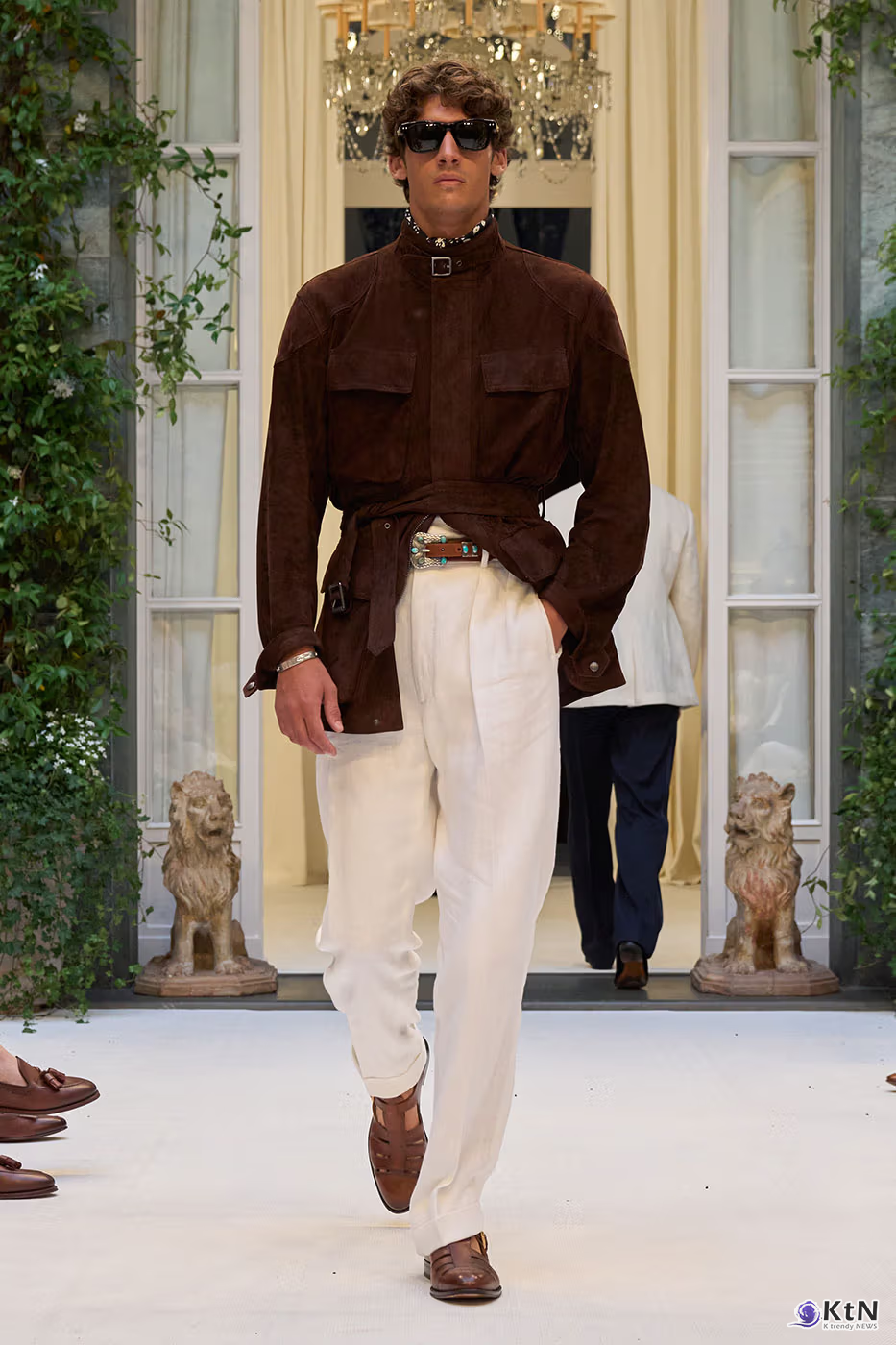 Ralph Lauren SS27 Infuses Traditional Japanese Craftsmanship Into American Luxury. 사진=Ralph Lauren, K trendy NEWS DB ⓒ케이 트렌디뉴스 무단전재 및 수집, 재배포금지