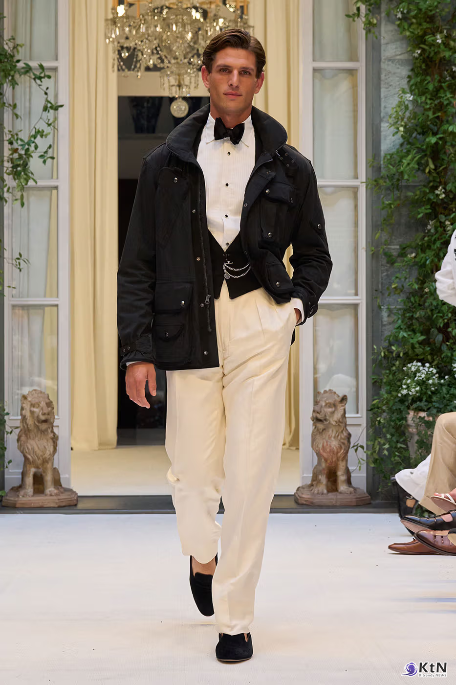 Ralph Lauren SS27 Infuses Traditional Japanese Craftsmanship Into American Luxury. 사진=Ralph Lauren, K trendy NEWS DB ⓒ케이 트렌디뉴스 무단전재 및 수집, 재배포금지
