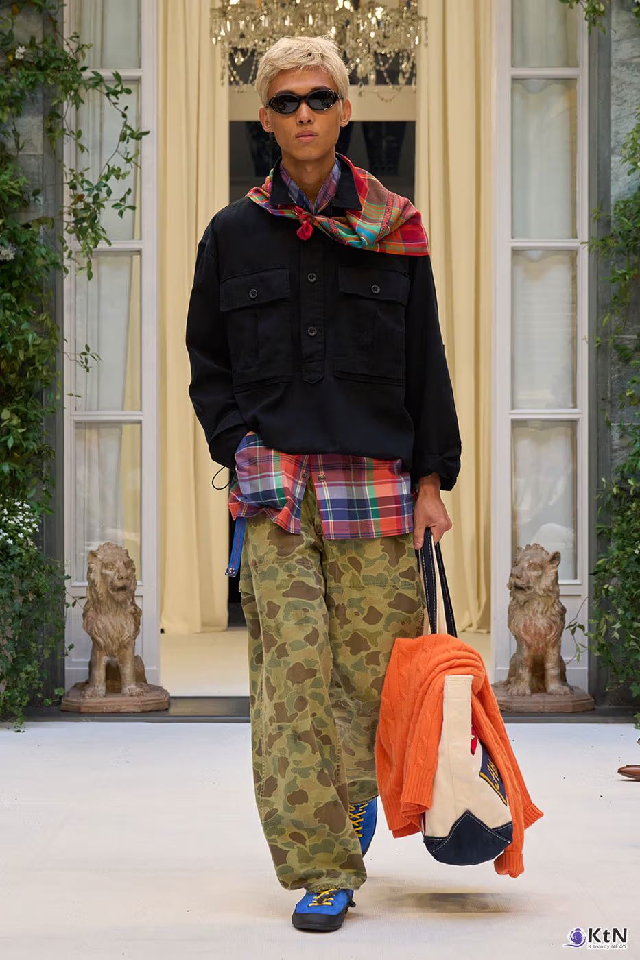 Ralph Lauren SS27 Infuses Traditional Japanese Craftsmanship Into American Luxury. 사진=Ralph Lauren, K trendy NEWS DB ⓒ케이 트렌디뉴스 무단전재 및 수집, 재배포금지