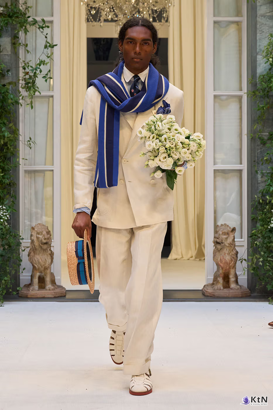 Ralph Lauren SS27 Infuses Traditional Japanese Craftsmanship Into American Luxury. 사진=Ralph Lauren, K trendy NEWS DB ⓒ케이 트렌디뉴스 무단전재 및 수집, 재배포금지