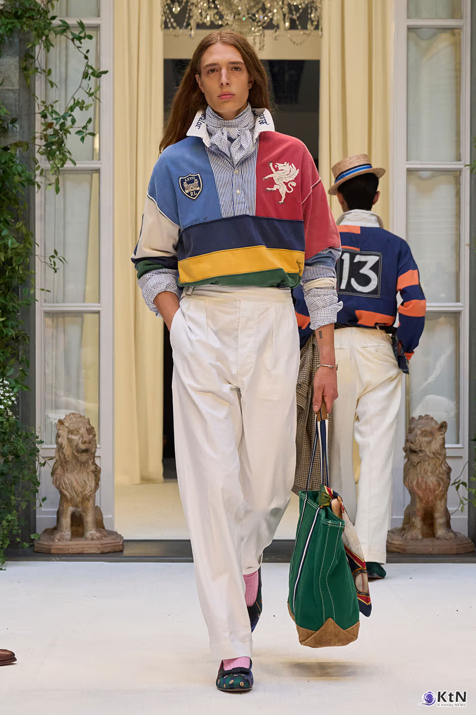 Ralph Lauren SS27 Infuses Traditional Japanese Craftsmanship Into American Luxury. 사진=Ralph Lauren, K trendy NEWS DB ⓒ케이 트렌디뉴스 무단전재 및 수집, 재배포금지