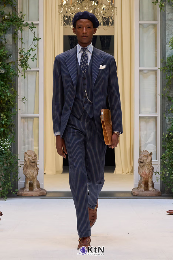 Ralph Lauren SS27 Infuses Traditional Japanese Craftsmanship Into American Luxury. 사진=Ralph Lauren, K trendy NEWS DB ⓒ케이 트렌디뉴스 무단전재 및 수집, 재배포금지