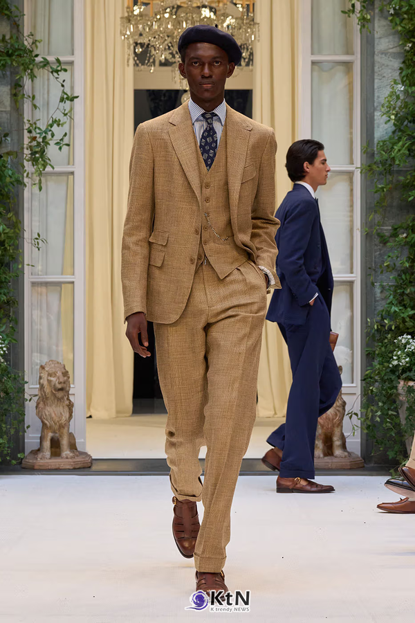 Ralph Lauren SS27 Infuses Traditional Japanese Craftsmanship Into American Luxury. 사진=Ralph Lauren, K trendy NEWS DB ⓒ케이 트렌디뉴스 무단전재 및 수집, 재배포금지