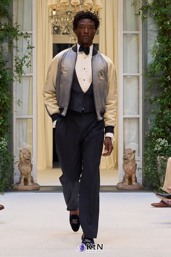 Ralph Lauren SS27 Infuses Traditional Japanese Craftsmanship Into American Luxury. 사진=Ralph Lauren, K trendy NEWS DB ⓒ케이 트렌디뉴스 무단전재 및 수집, 재배포금지