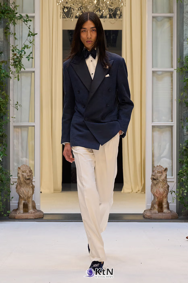 Ralph Lauren SS27 Infuses Traditional Japanese Craftsmanship Into American Luxury. 사진=Ralph Lauren, K trendy NEWS DB ⓒ케이 트렌디뉴스 무단전재 및 수집, 재배포금지