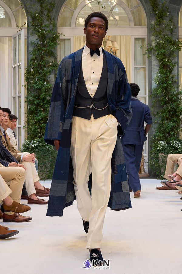 Ralph Lauren SS27 Infuses Traditional Japanese Craftsmanship Into American Luxury. 사진=Ralph Lauren, K trendy NEWS DB ⓒ케이 트렌디뉴스 무단전재 및 수집, 재배포금지