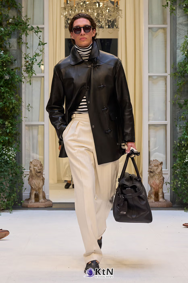 Ralph Lauren SS27 Infuses Traditional Japanese Craftsmanship Into American Luxury. 사진=Ralph Lauren, K trendy NEWS DB ⓒ케이 트렌디뉴스 무단전재 및 수집, 재배포금지