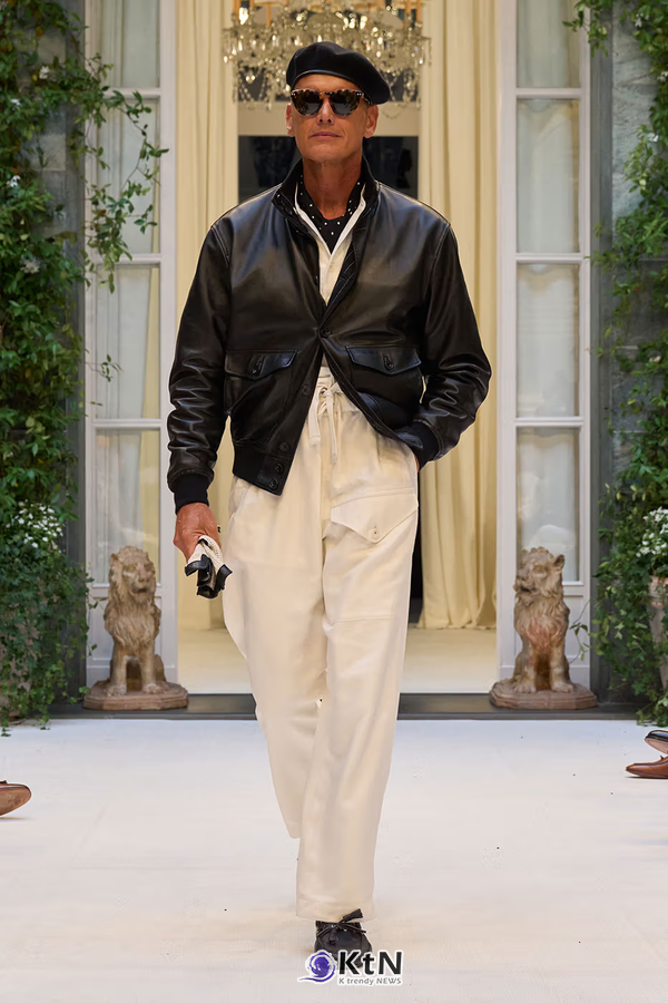 Ralph Lauren SS27 Infuses Traditional Japanese Craftsmanship Into American Luxury. 사진=Ralph Lauren, K trendy NEWS DB ⓒ케이 트렌디뉴스 무단전재 및 수집, 재배포금지