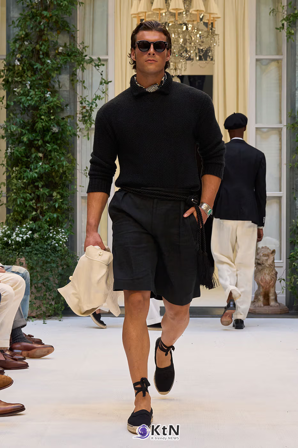 Ralph Lauren SS27 Infuses Traditional Japanese Craftsmanship Into American Luxury. 사진=Ralph Lauren, K trendy NEWS DB ⓒ케이 트렌디뉴스 무단전재 및 수집, 재배포금지