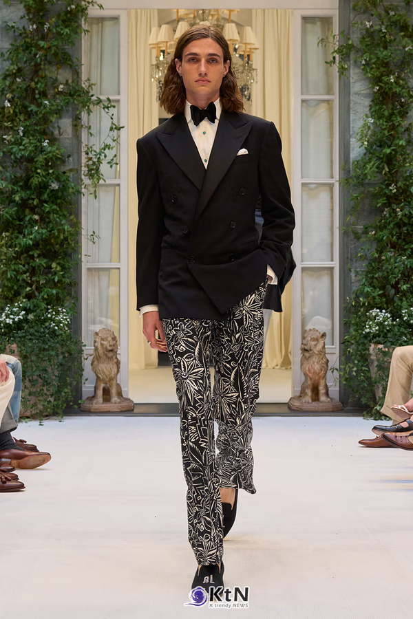 Ralph Lauren SS27 Infuses Traditional Japanese Craftsmanship Into American Luxury. 사진=Ralph Lauren, K trendy NEWS DB ⓒ케이 트렌디뉴스 무단전재 및 수집, 재배포금지