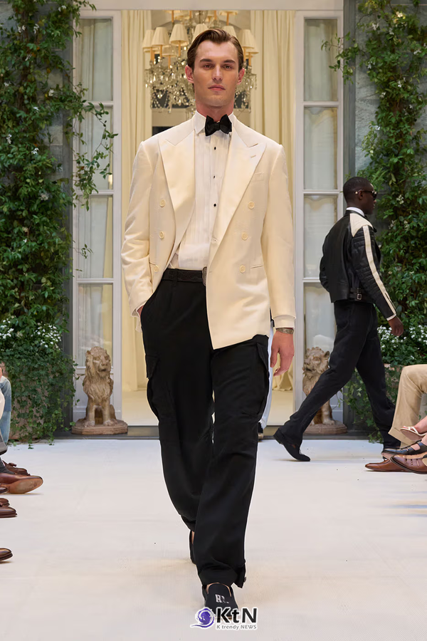Ralph Lauren SS27 Infuses Traditional Japanese Craftsmanship Into American Luxury. 사진=Ralph Lauren, K trendy NEWS DB ⓒ케이 트렌디뉴스 무단전재 및 수집, 재배포금지
