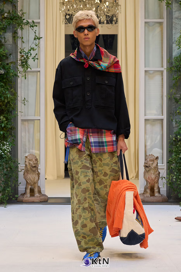 Ralph Lauren SS27 Infuses Traditional Japanese Craftsmanship Into American Luxury. 사진=Ralph Lauren, K trendy NEWS DB ⓒ케이 트렌디뉴스 무단전재 및 수집, 재배포금지