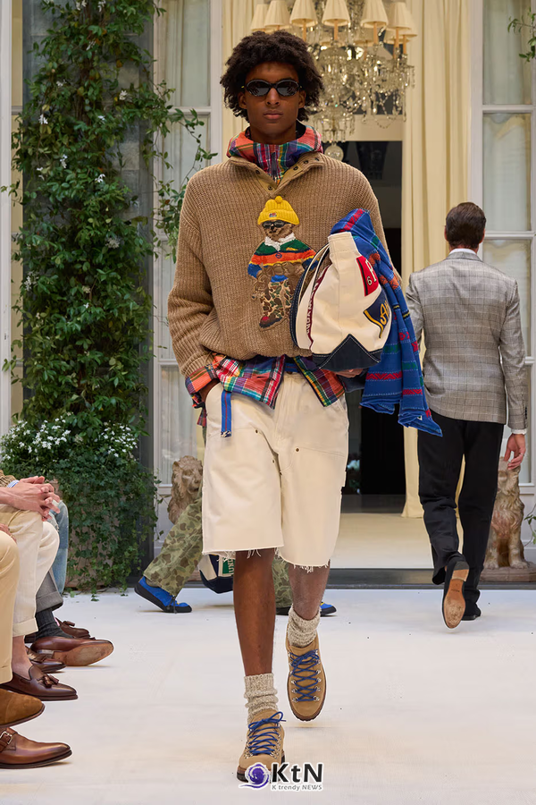Ralph Lauren SS27 Infuses Traditional Japanese Craftsmanship Into American Luxury. 사진=Ralph Lauren, K trendy NEWS DB ⓒ케이 트렌디뉴스 무단전재 및 수집, 재배포금지