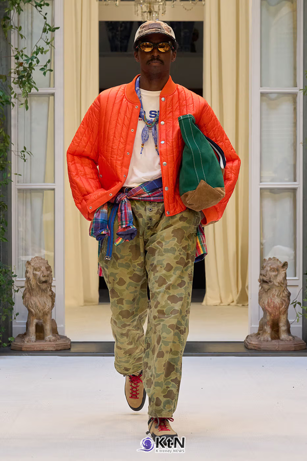Ralph Lauren SS27 Infuses Traditional Japanese Craftsmanship Into American Luxury. 사진=Ralph Lauren, K trendy NEWS DB ⓒ케이 트렌디뉴스 무단전재 및 수집, 재배포금지