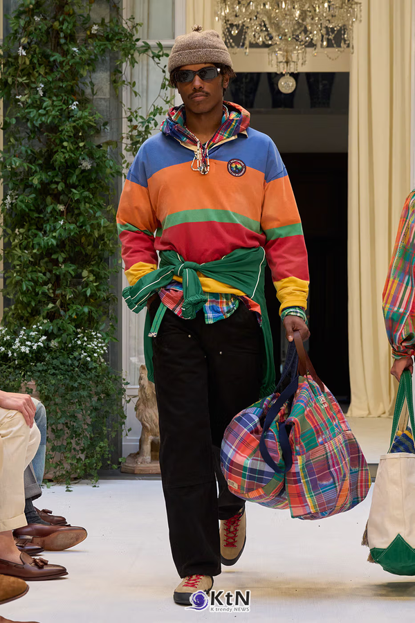 Ralph Lauren SS27 Infuses Traditional Japanese Craftsmanship Into American Luxury. 사진=Ralph Lauren, K trendy NEWS DB ⓒ케이 트렌디뉴스 무단전재 및 수집, 재배포금지