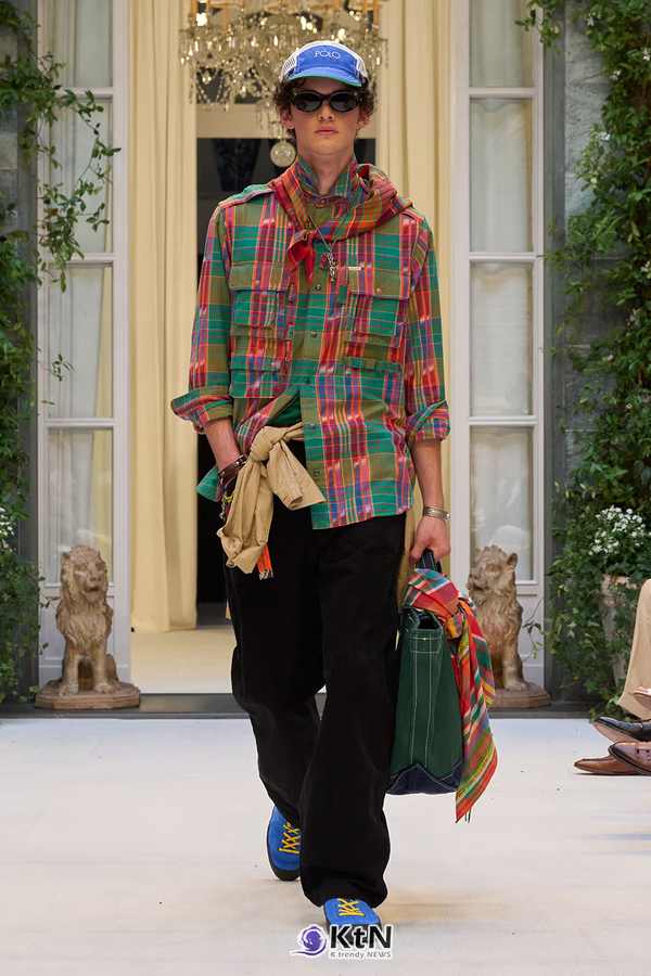 Ralph Lauren SS27 Infuses Traditional Japanese Craftsmanship Into American Luxury. 사진=Ralph Lauren, K trendy NEWS DB ⓒ케이 트렌디뉴스 무단전재 및 수집, 재배포금지