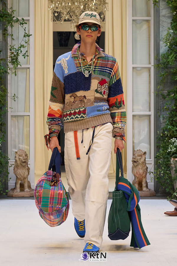 Ralph Lauren SS27 Infuses Traditional Japanese Craftsmanship Into American Luxury. 사진=Ralph Lauren, K trendy NEWS DB ⓒ케이 트렌디뉴스 무단전재 및 수집, 재배포금지