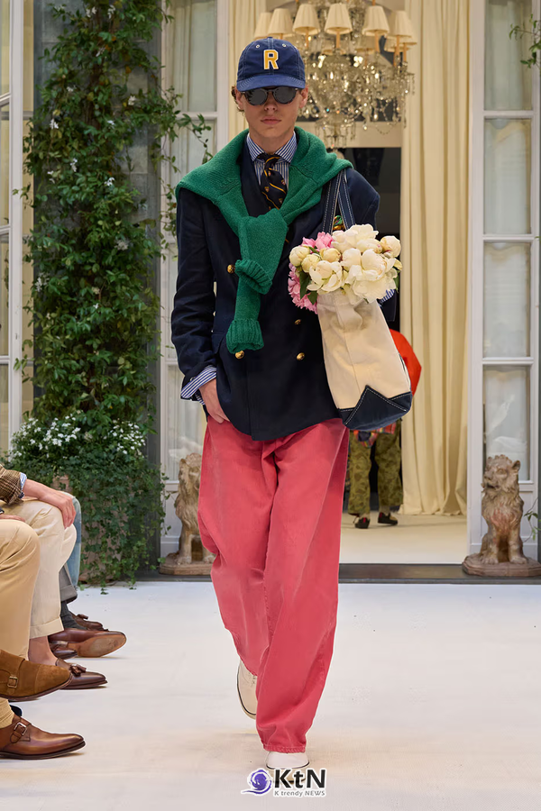 Ralph Lauren SS27 Infuses Traditional Japanese Craftsmanship Into American Luxury. 사진=Ralph Lauren, K trendy NEWS DB ⓒ케이 트렌디뉴스 무단전재 및 수집, 재배포금지