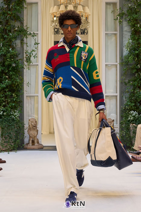 Ralph Lauren SS27 Infuses Traditional Japanese Craftsmanship Into American Luxury. 사진=Ralph Lauren, K trendy NEWS DB ⓒ케이 트렌디뉴스 무단전재 및 수집, 재배포금지