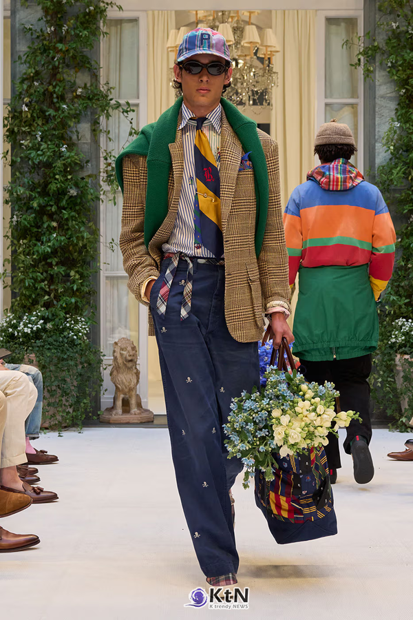 Ralph Lauren SS27 Infuses Traditional Japanese Craftsmanship Into American Luxury. 사진=Ralph Lauren, K trendy NEWS DB ⓒ케이 트렌디뉴스 무단전재 및 수집, 재배포금지